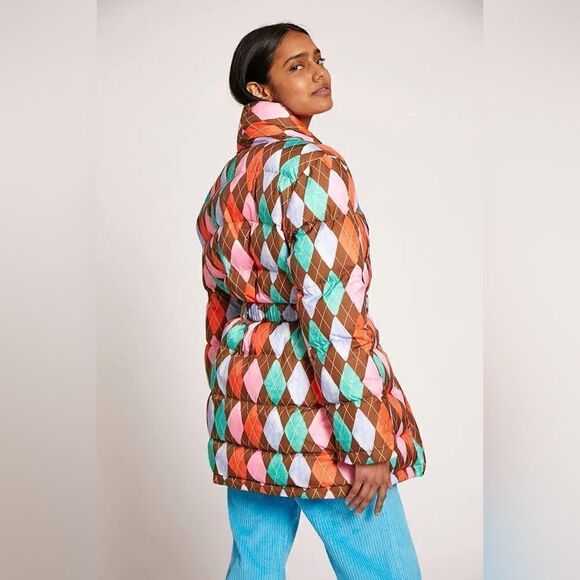 New Rachel Antonoff Toni Belted Puffer
Multicolor Size Small - Picture 5 of 10